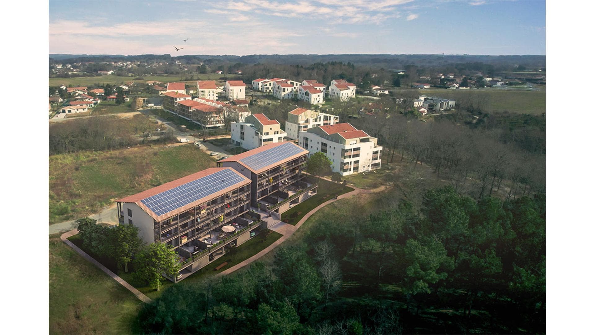 Ondres — Située dans le quartier recherché des 3 Fontaines à Ondres, cette résidence propose des appartements... — Miniature 4