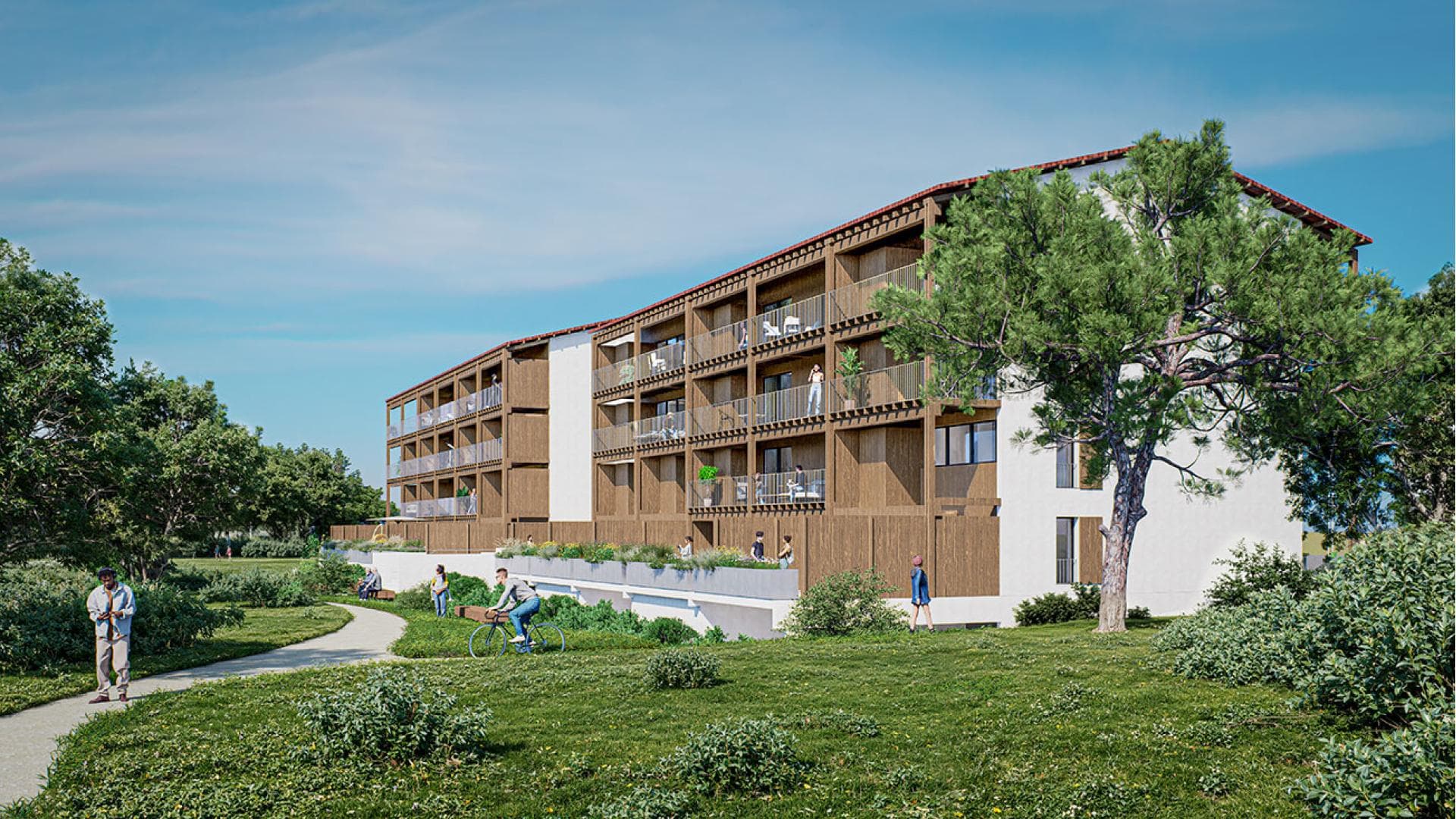 Ondres — Située dans le quartier recherché des 3 Fontaines à Ondres, cette résidence propose des appartements... — Miniature 5