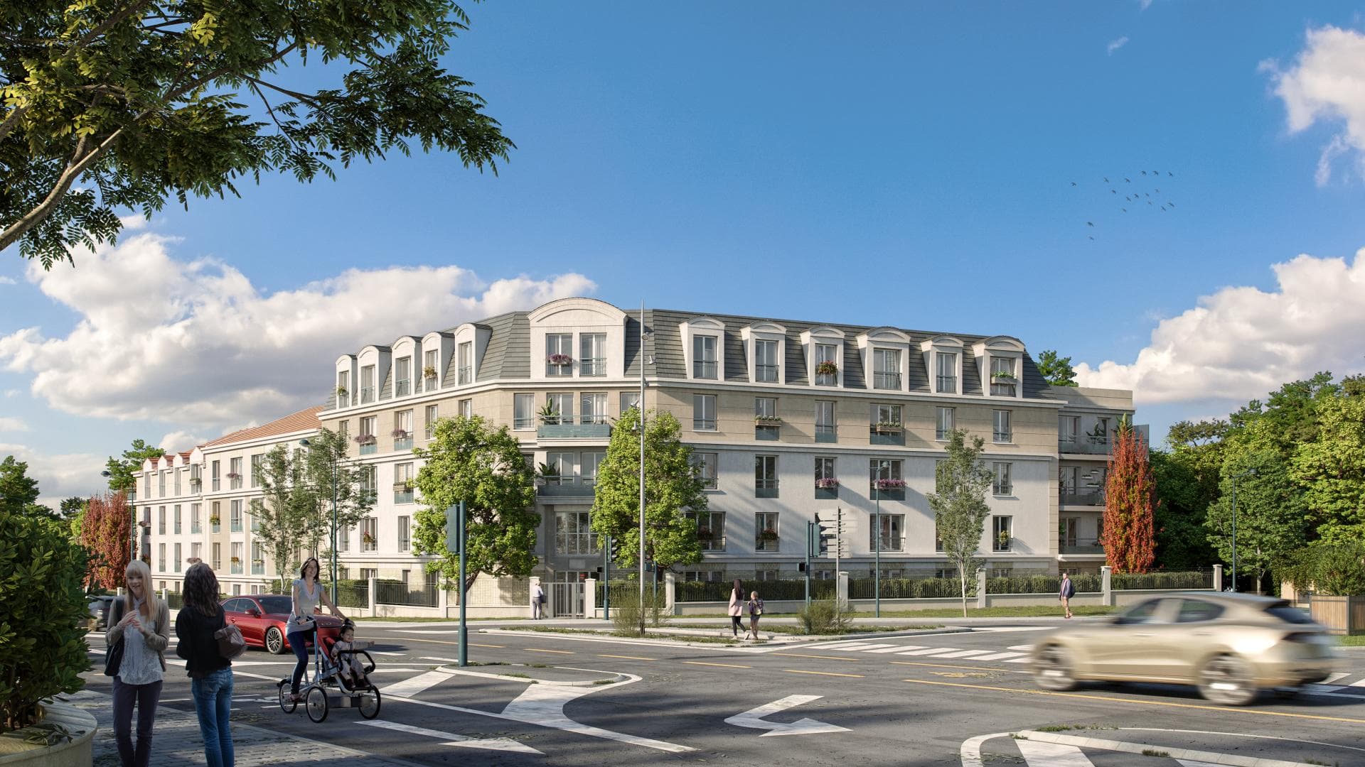 Pontoise — Située à Pontoise, cette nouvelle résidence séduit par une architecture classique et raffinée, conçu... — Miniature 7