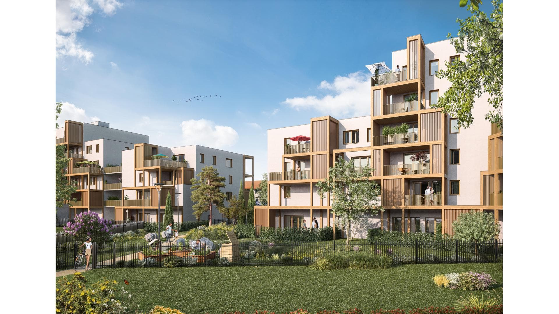 Strasbourg — Située dans le quartier du Neuhof, cette nouvelle réalisation s’intègre harmonieusement dans un envi... — Miniature 9