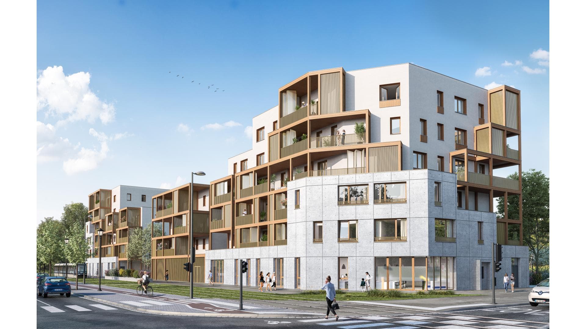 Strasbourg — Située dans le quartier du Neuhof, cette nouvelle réalisation s’intègre harmonieusement dans un envi... — Miniature 16