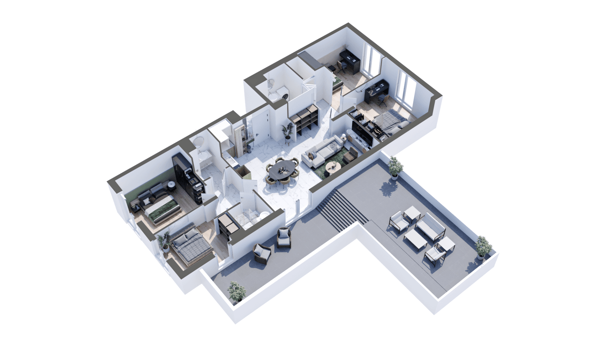 Sathonay-Camp — Située à seulement dix minutes de Lyon, cette nouvelle résidence propose un cadre de vie paisible au... — Miniature 10