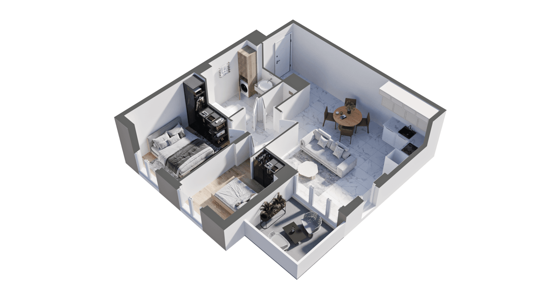 Sathonay-Camp — Située à seulement dix minutes de Lyon, cette nouvelle résidence propose un cadre de vie paisible au... — Miniature 13