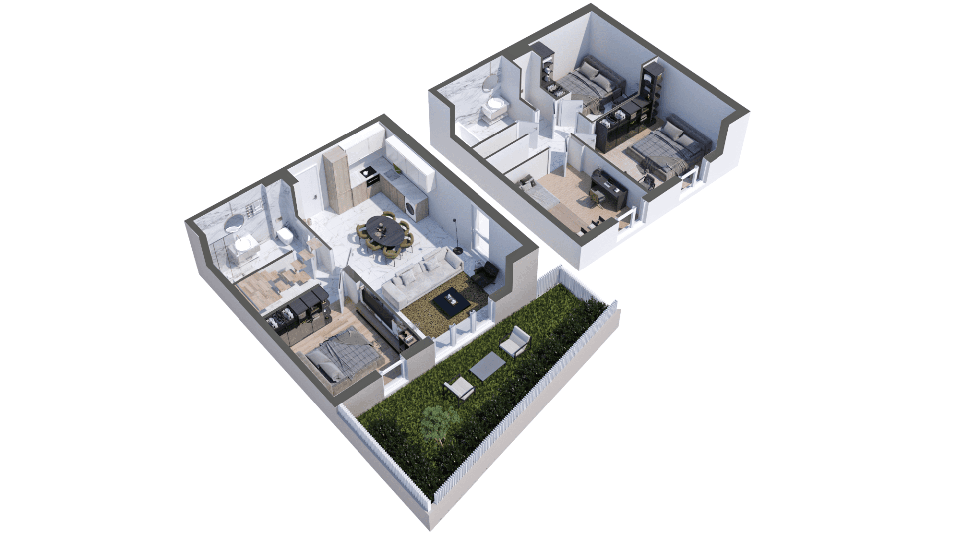 Sathonay-Camp — Située à seulement dix minutes de Lyon, cette nouvelle résidence propose un cadre de vie paisible au... — Miniature 16