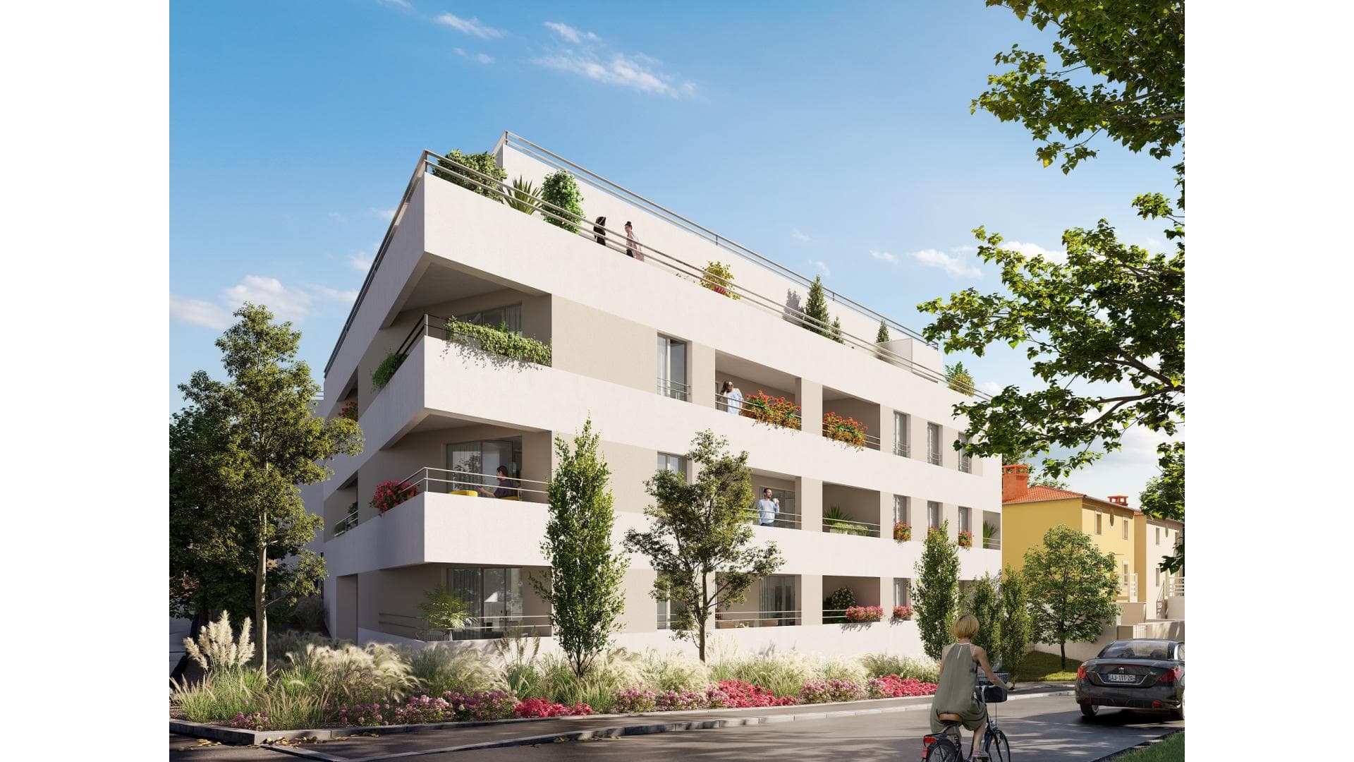 Sathonay-Camp — Située à seulement dix minutes de Lyon, cette nouvelle résidence propose un cadre de vie paisible au... — Miniature 18