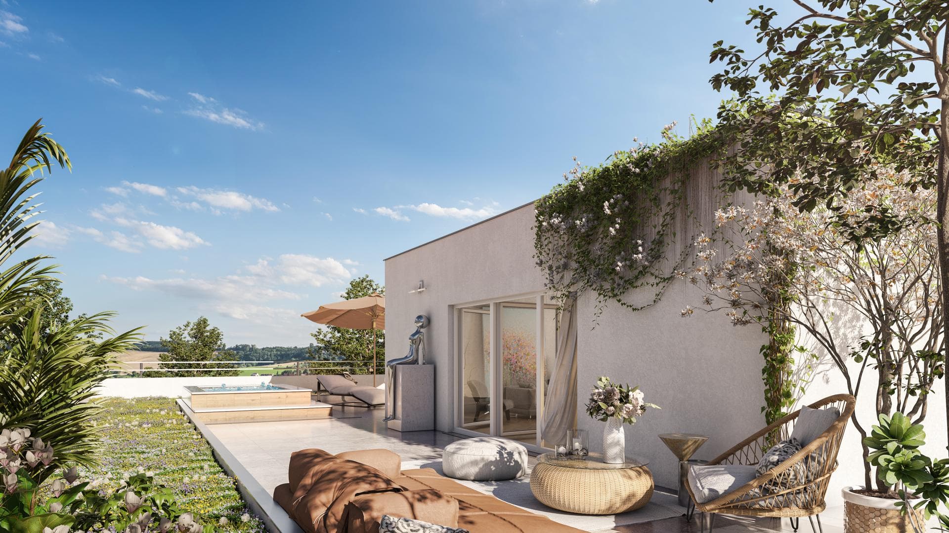 Sathonay-Camp — Située à seulement dix minutes de Lyon, cette nouvelle résidence propose un cadre de vie paisible au... — Miniature 19