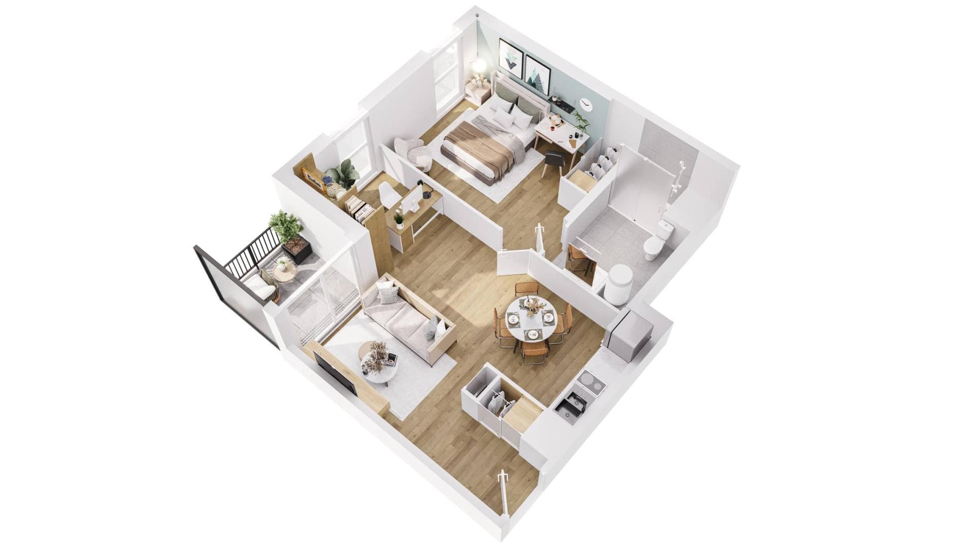 Challans — Située au cœur de Challans, cette nouvelle résidence bénéficie d’un emplacement privilégié, à proxim... — Miniature 11