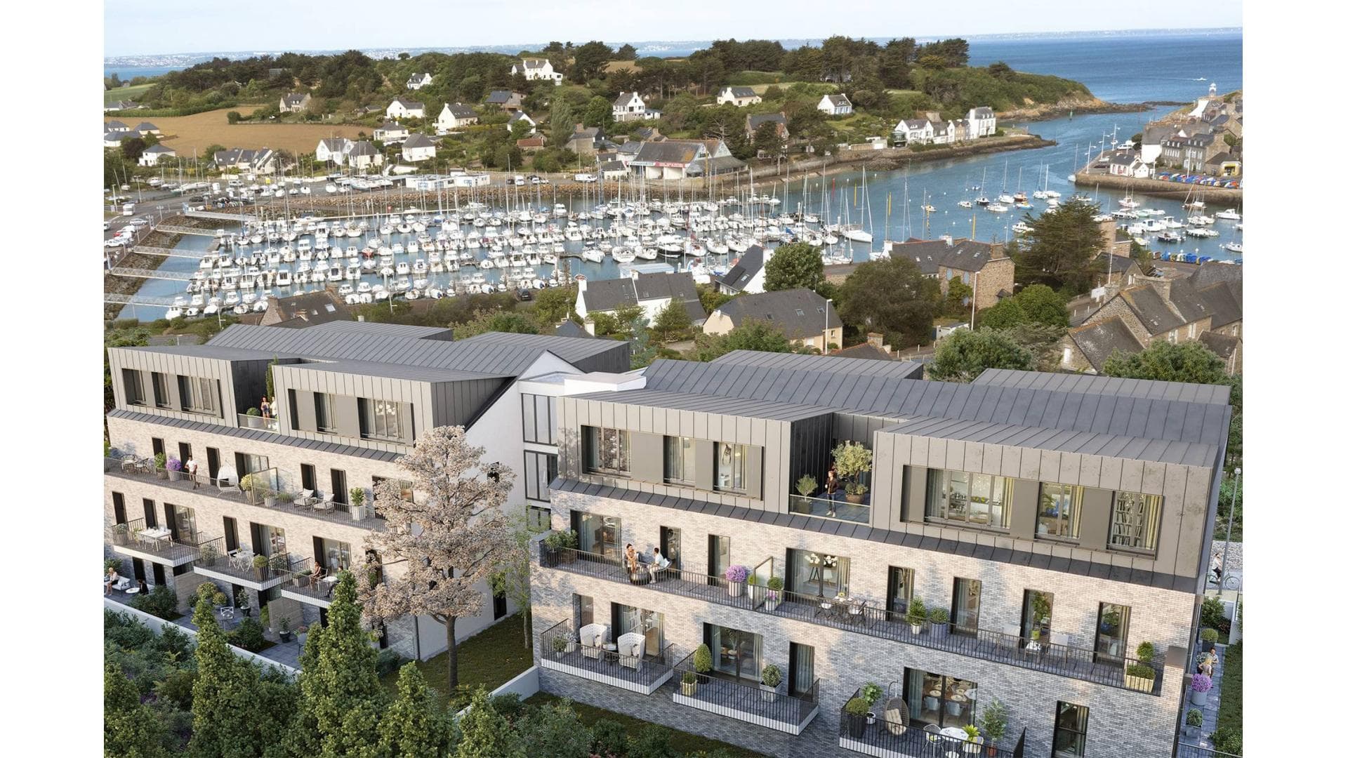 Pléneuf-Val-André — Située au cœur de la station balnéaire de Pléneuf-Val-André, cette résidence intimiste propose un ca... — Miniature 3