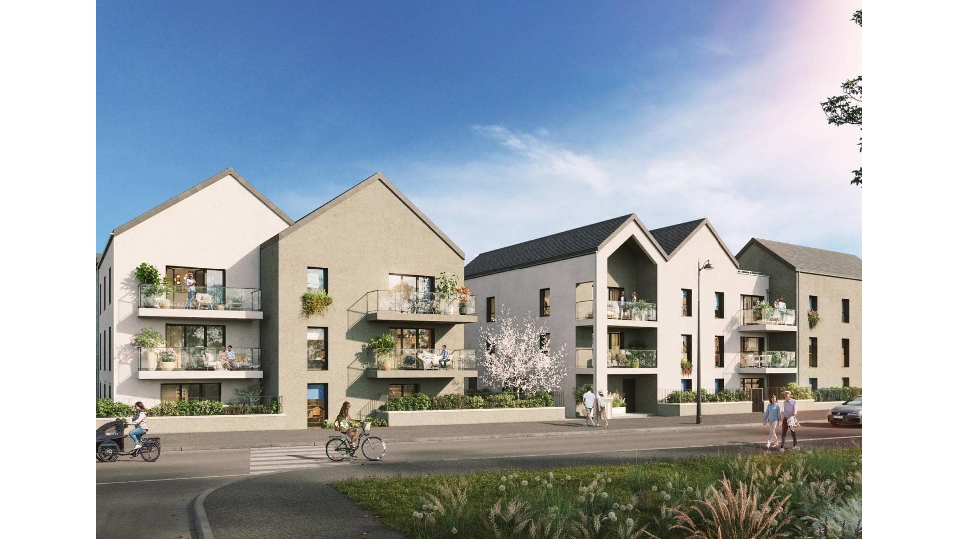 Combourg — Située dans un quartier paisible et verdoyant de Combourg, cette résidence contemporaine propose 40 ... — Miniature 13