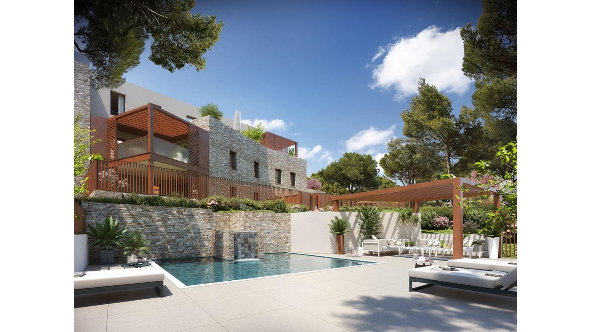 Saint-Clément-de-Rivière — Nichée au cœur d’une pinède préservée, cette résidence s’intègre harmonieusement à son environnement... — Miniature 19