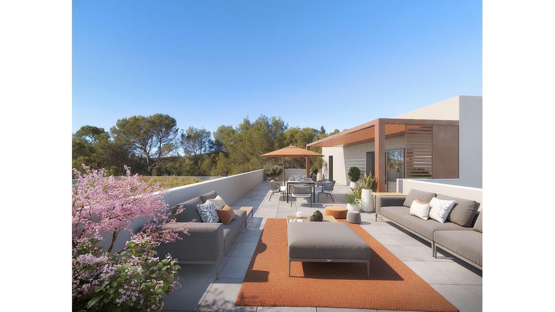 Saint-Clément-de-Rivière — Nichée au cœur d’une pinède préservée, cette résidence s’intègre harmonieusement à son environnement... — Miniature 20