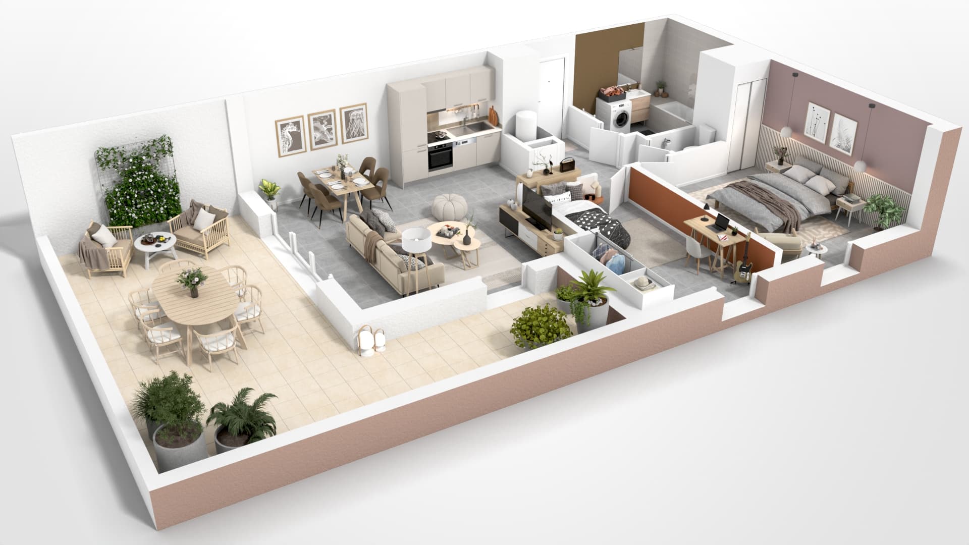 Béziers — Située dans un environnement calme et agréable, cette nouvelle résidence propose des appartements co... — Miniature 5