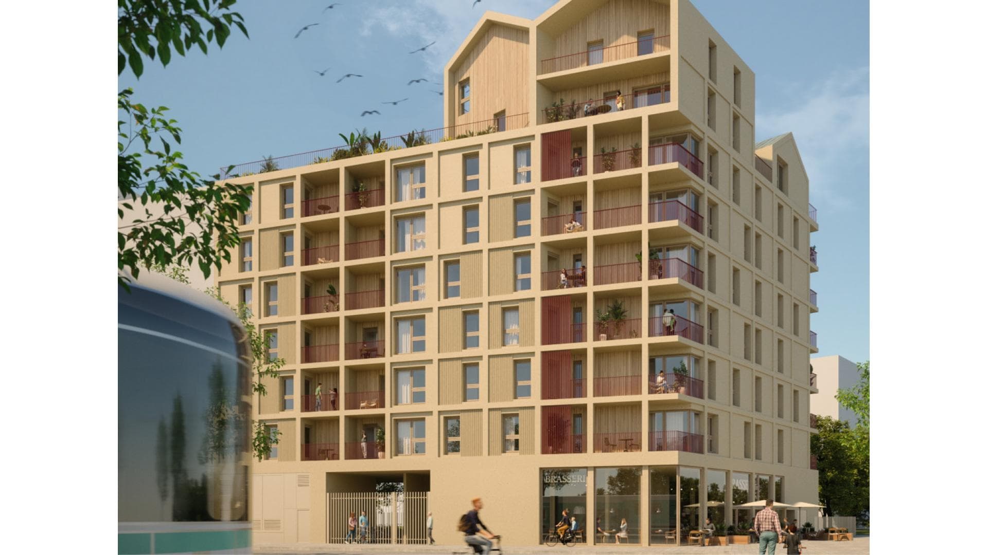 Gennevilliers — Située à Gennevilliers, cette résidence s’implante dans un quartier en pleine transformation, face a... — Miniature 17