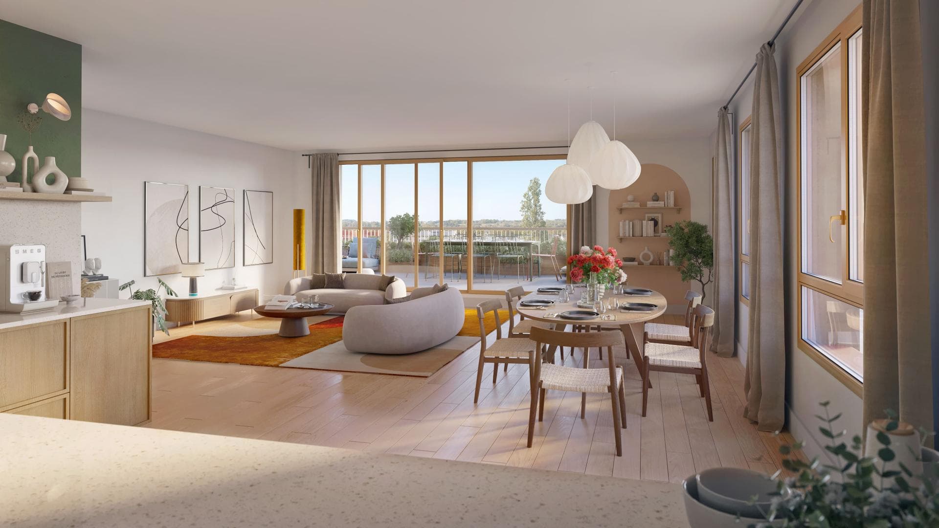 Tassin-la-Demi-Lune — Située au cœur d’un environnement verdoyant et préservé, cette résidence s’intègre harmonieusement d... — Miniature 19