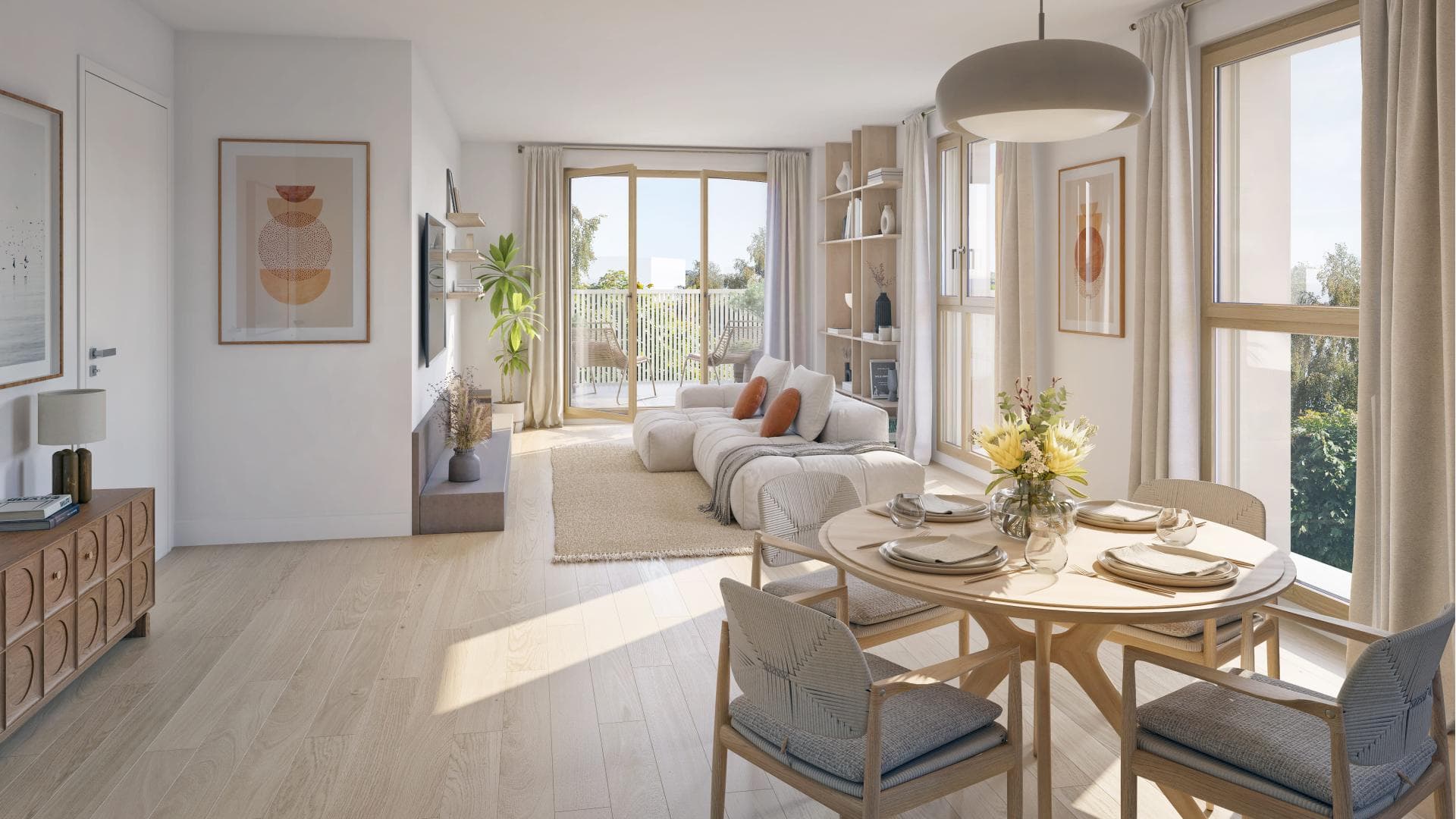 Lieusaint — Découvrez une résidence contemporaine proposant des appartements du deux au cinq pièces, conçus pour... — Miniature 16