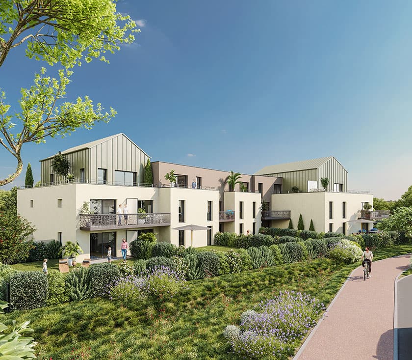 Carpiquet — Située au cœur de la commune, cette nouvelle résidence s’intègre harmonieusement dans un quartier en... — Miniature 4