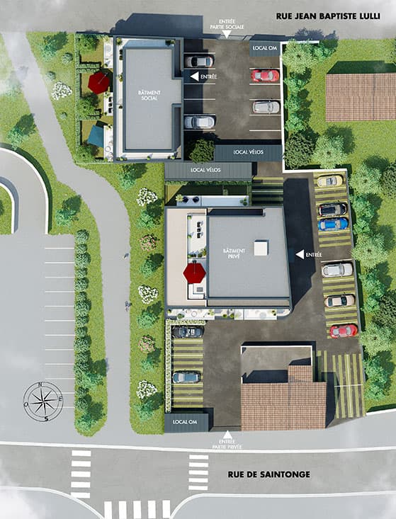 Ifs — Idéalement située au cœur d’un quartier paisible, cette résidence à taille humaine propose douze app... — Miniature 8