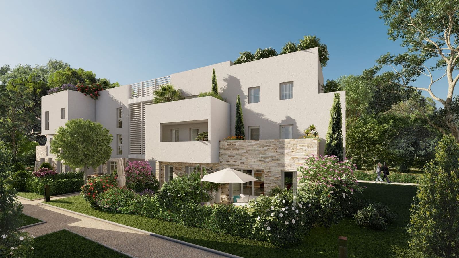 Marseille — Au cœur du 10ème arrondissement, en limite du 9ème, cette résidence s’intègre harmonieusement dans u... — Miniature 4