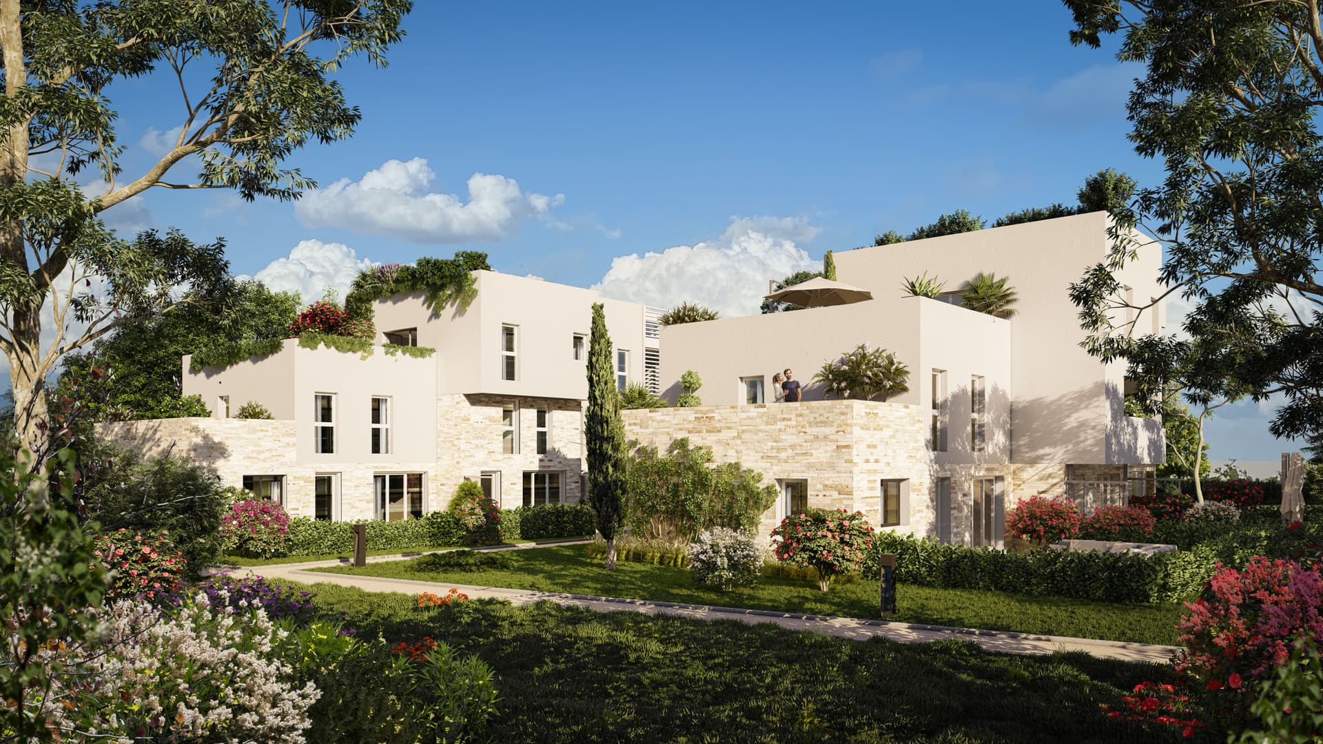 Marseille — Au cœur du 10ème arrondissement, en limite du 9ème, cette résidence s’intègre harmonieusement dans u... — Miniature 6