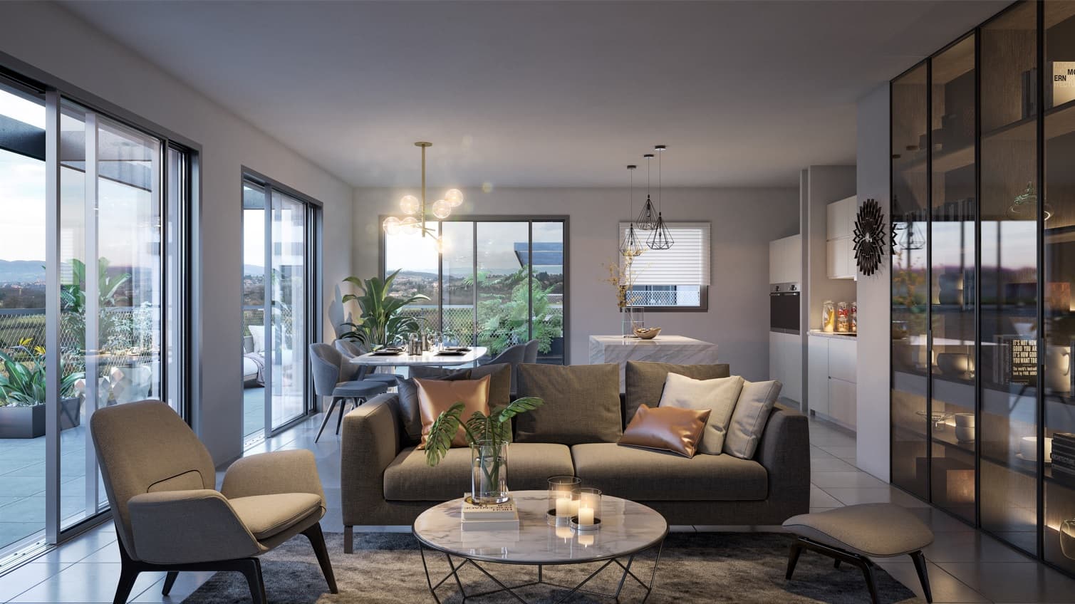 St Didier Au Mont D'or — Située au cœur des Monts d'Or, cette résidence s’inscrit dans un environnement naturel préservé et a... — Miniature 4