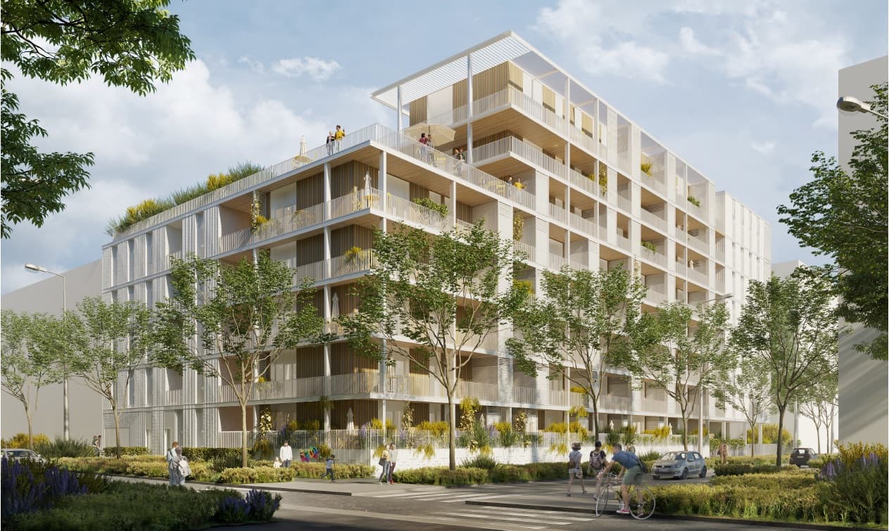 Ferney-Voltaire — Située à l’entrée de Ferney, dans le secteur en plein développement de Paimboeuf, cette résidence s’... — Miniature 3