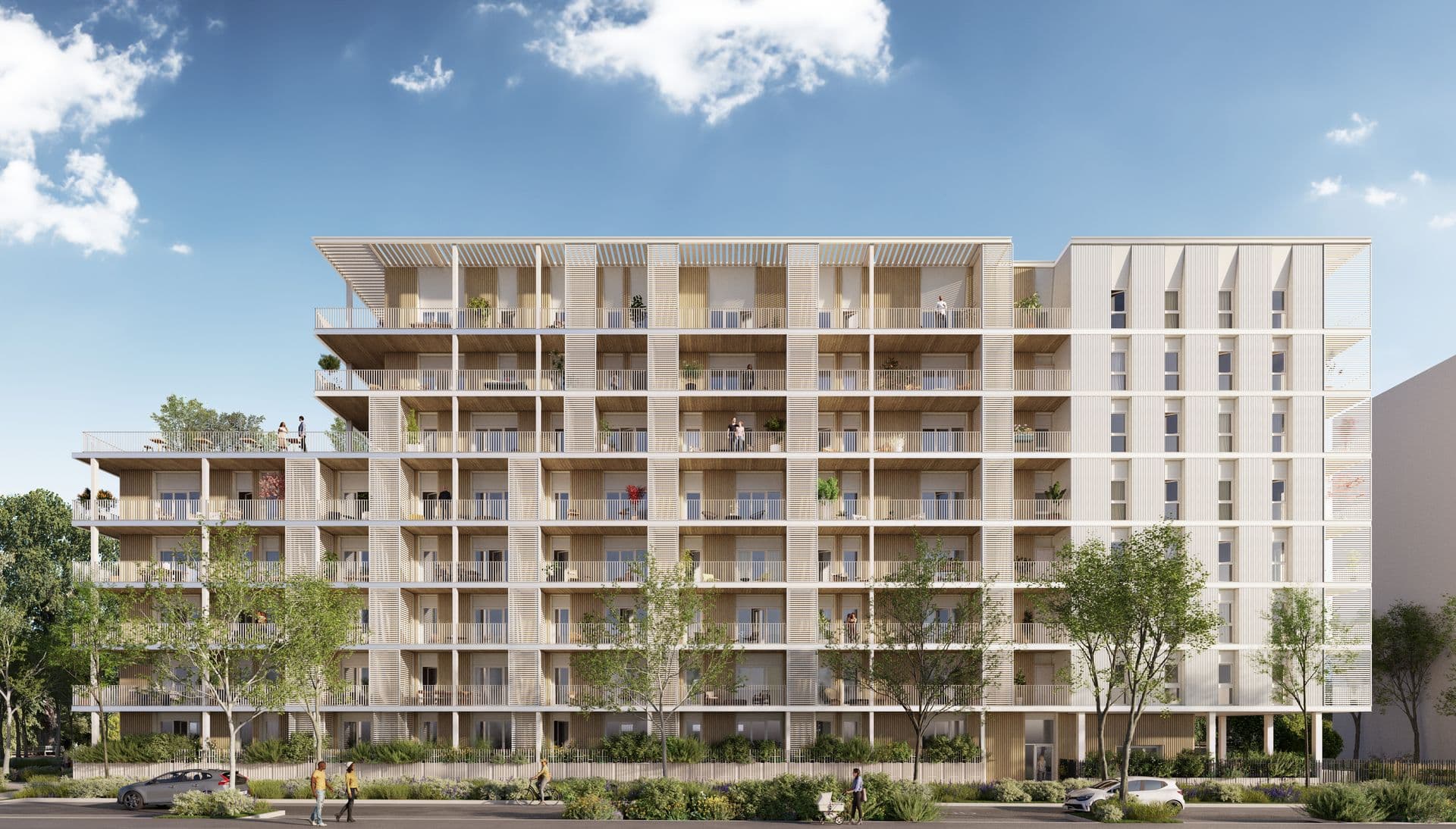 Ferney-Voltaire — Située à l’entrée de Ferney, dans le secteur en plein développement de Paimboeuf, cette résidence s’... — Miniature 4