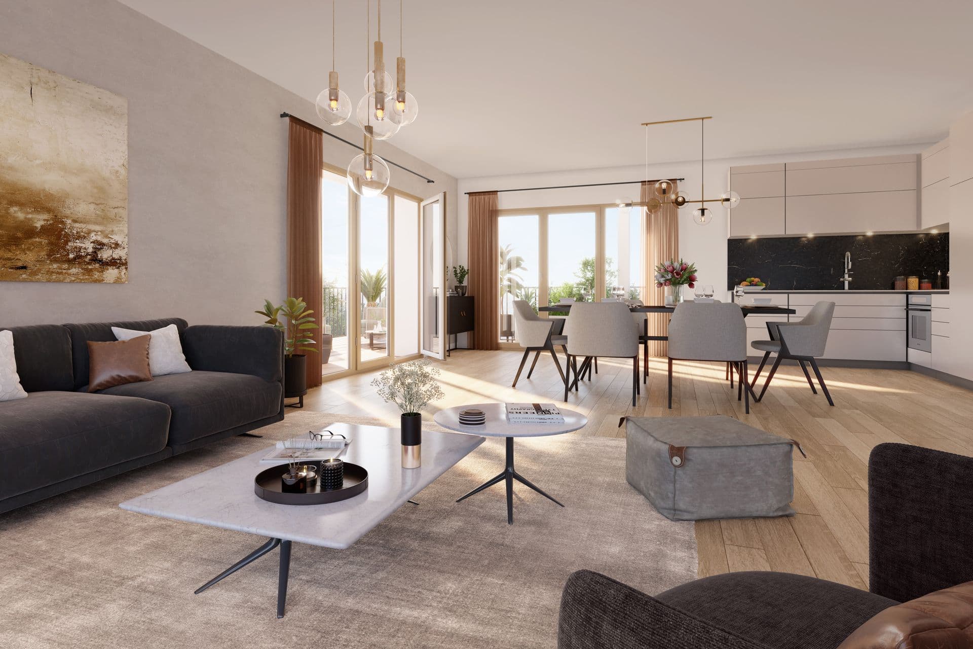 Ferney-Voltaire — Située à l’entrée de Ferney, dans le secteur en plein développement de Paimboeuf, cette résidence s’... — Miniature 5