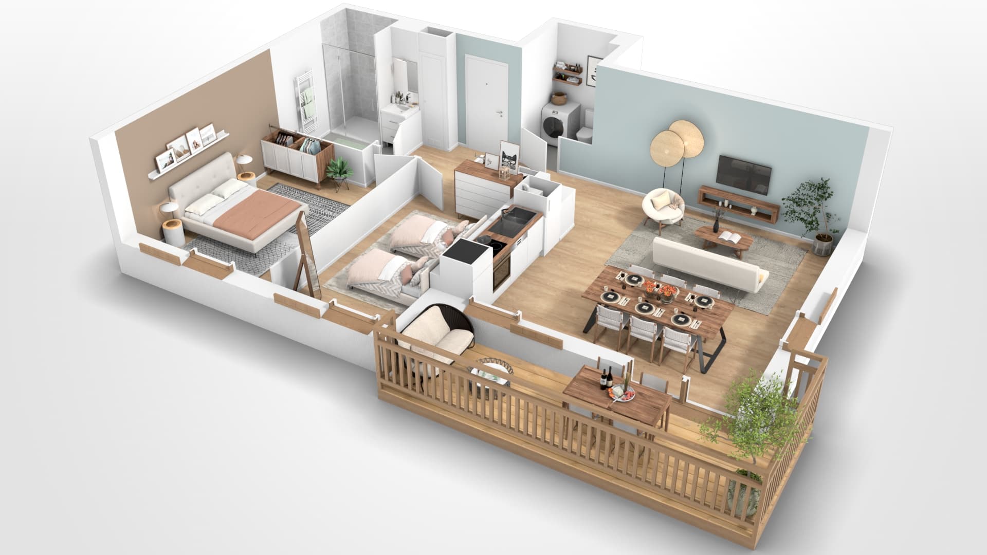 Ax-les-Thermes — À seulement quelques minutes à pied du centre d’Ax-les-Thermes, cette nouvelle réalisation propose d... — Miniature 3