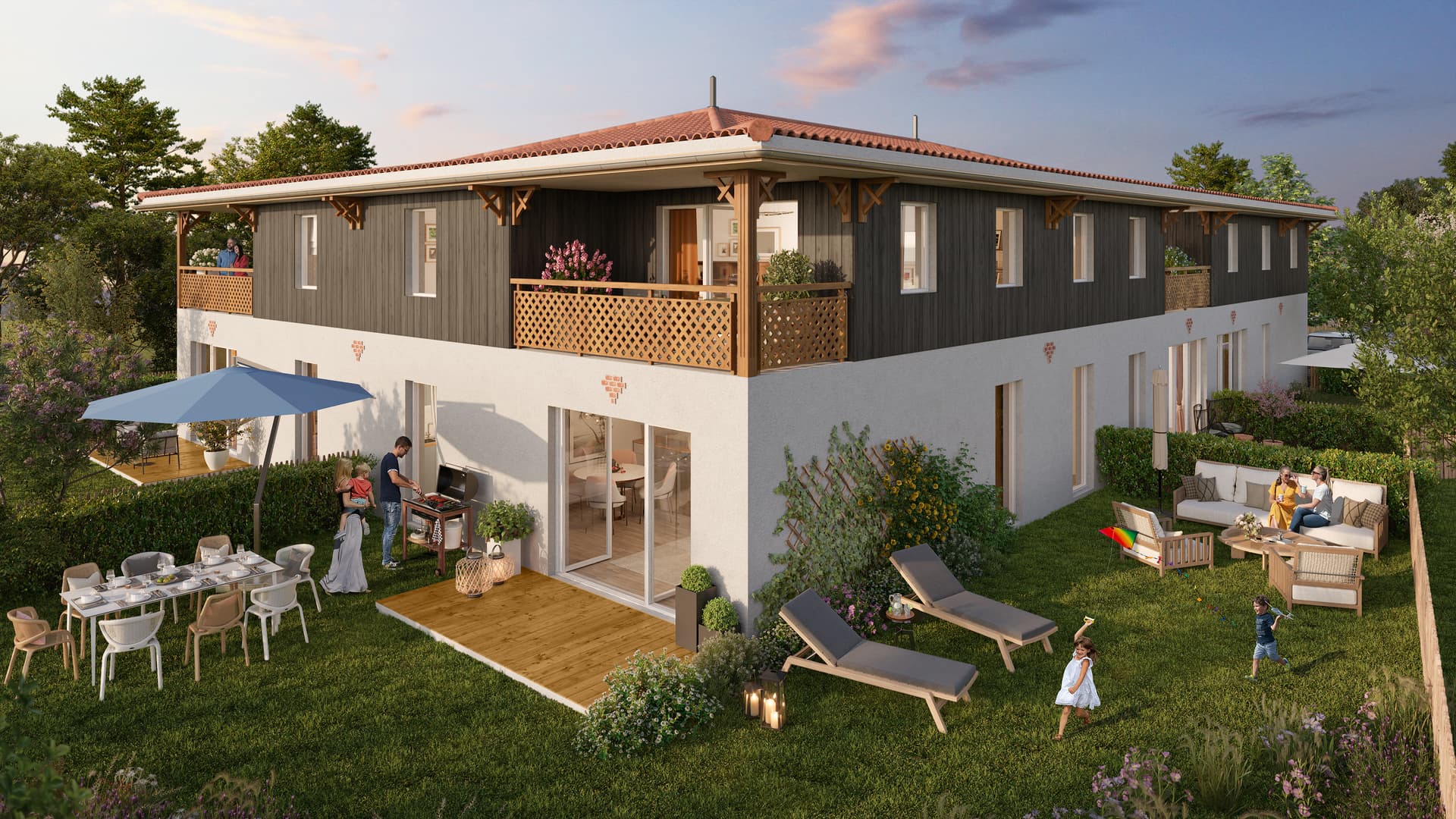 Ares — Située à Arès, cette résidence propose un cadre de vie privilégié à quelques pas des plages du bassi... — Miniature 3