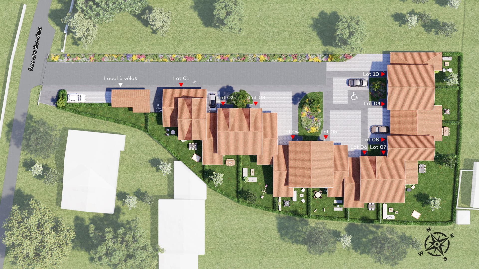 Lanton — Situé au cœur du bassin d’Arcachon, à Lanton, ce nouveau projet résidentiel s’intègre harmonieusemen... — Miniature 2