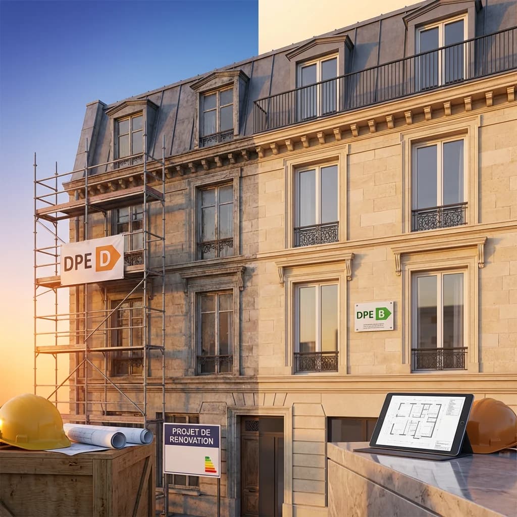 Rénovation d'un appartement ancien éligible à la loi Jeanbrun