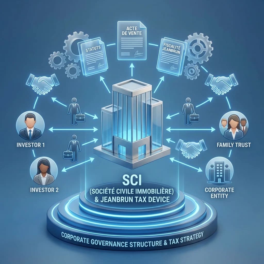 Investissement immobilier via SCI avec le dispositif Jeanbrun