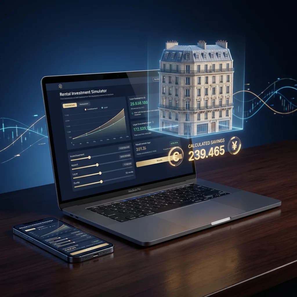 Simulateur investissement locatif gratuit avec résultats de rentabilité