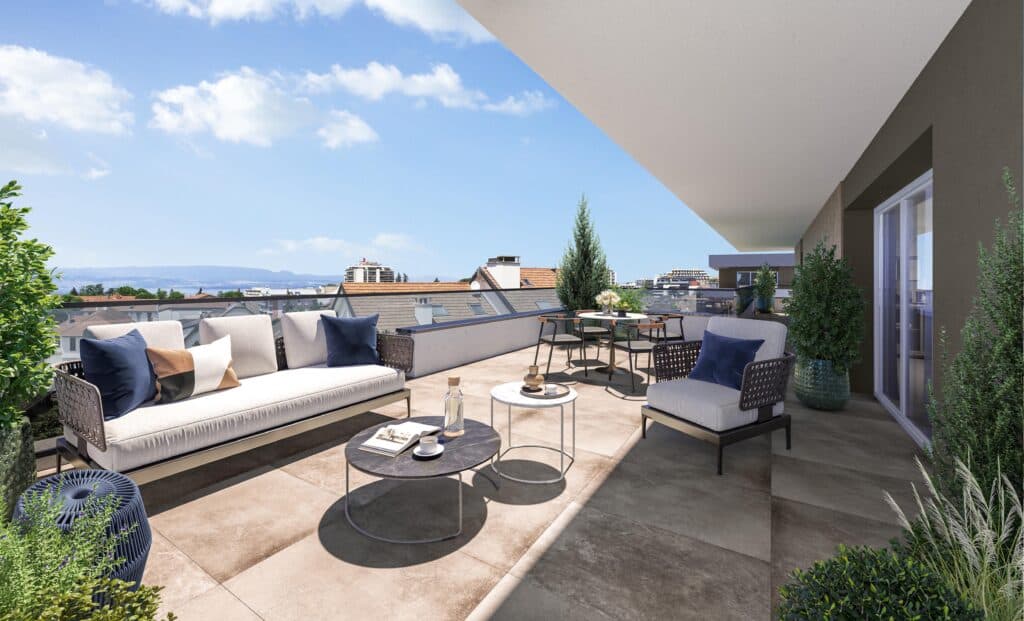 Thonon-les-Bains — Située à Thonon-les-Bains, cette résidence contemporaine se distingue par son emplacement privilégié... — Photo 1