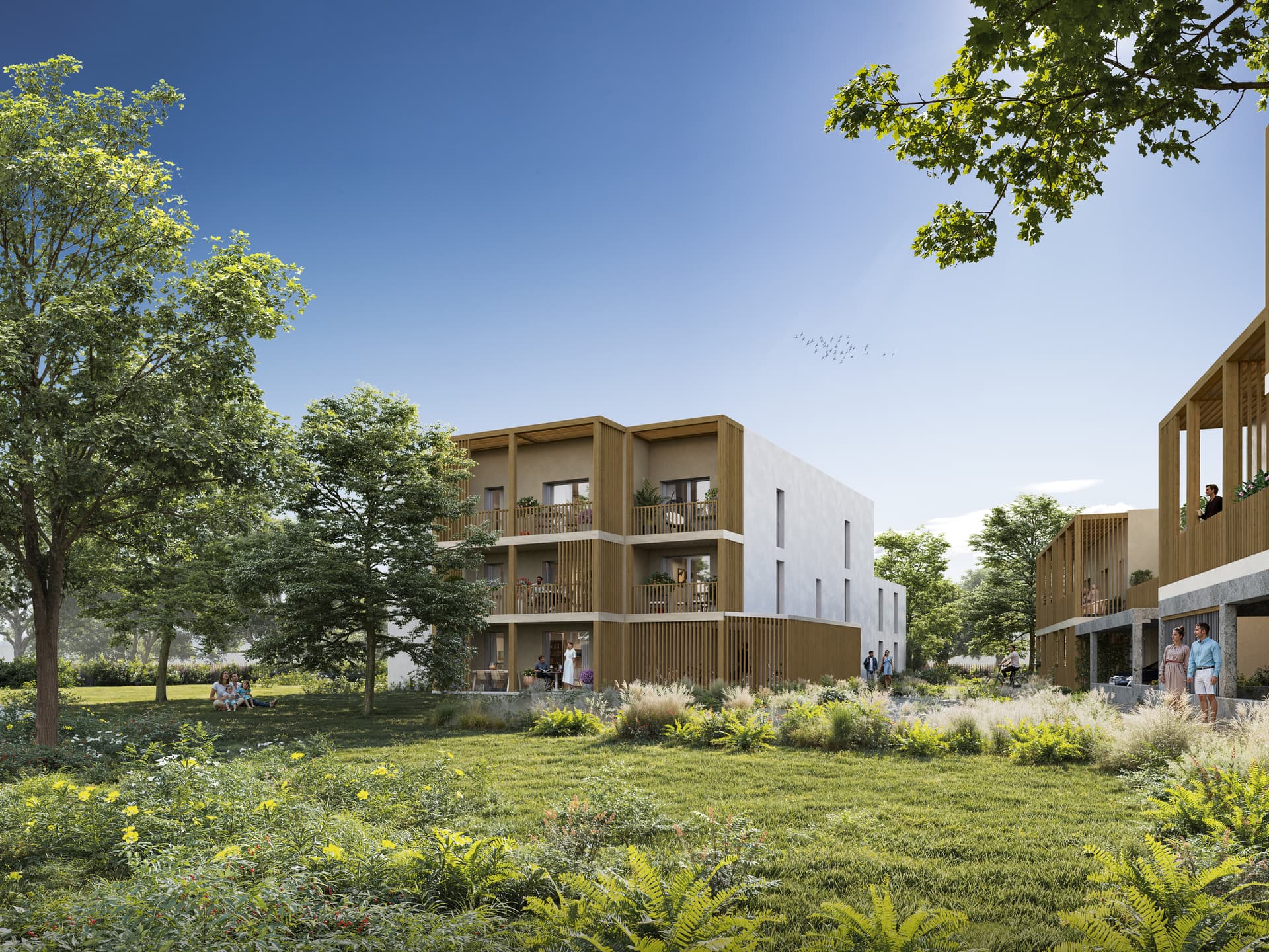 Nantes — Située au cœur d’un environnement naturel, à proximité des rives de l’Erdre, cette résidence s’intèg... — Photo 1