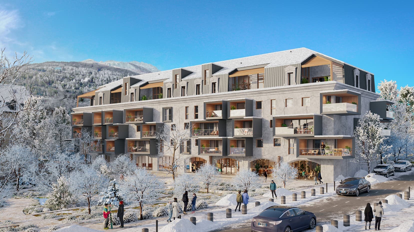Briançon — Découvrez une réalisation au cœur du quartier du 15/9 à Briançon, caractérisée par une architecture ... — Photo 1