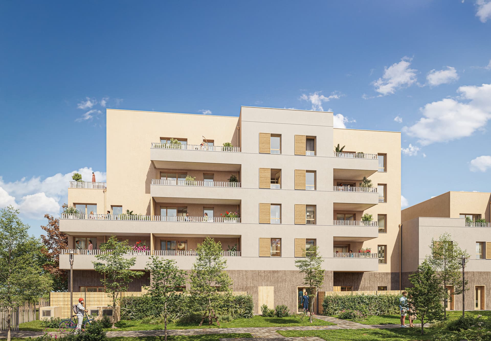 Bussy-Saint-Georges — Située au cœur de l’écoquartier du Sycomore à Bussy-Saint-Georges, cette nouvelle résidence s’intègr... — Photo 1