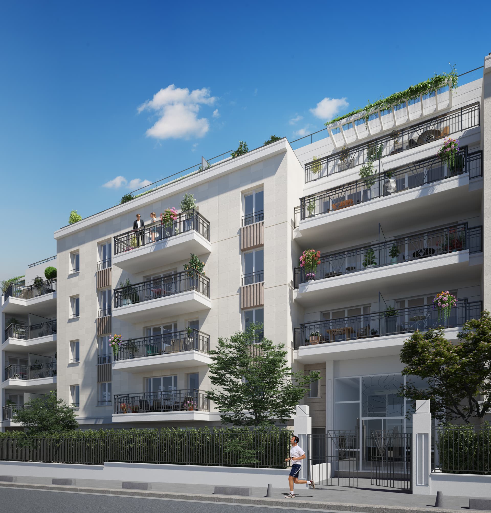 Aubervilliers — Située à Aubervilliers, cette nouvelle résidence propose une sélection d’appartements, du studio au ... — Photo 1